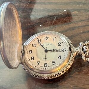 Vintage Silver Pocket Watch by Milan
